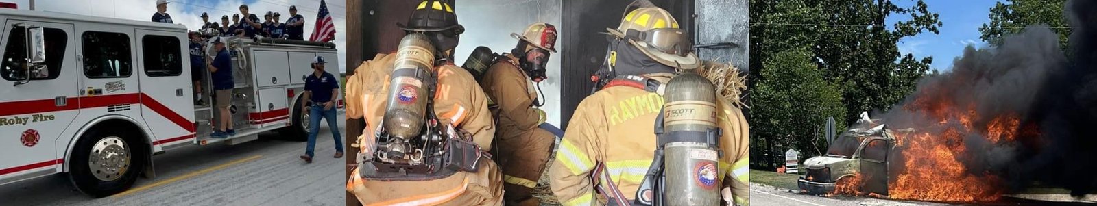 Roby Fire Department in action